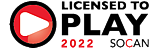 Licensed by SOCAN